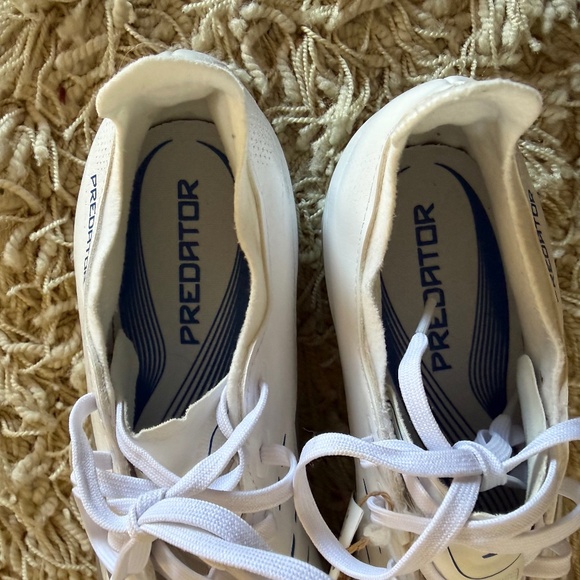 Adidas Predator League FG MG Soccer Cleats ID1327 Men’s Size 8 White Blue main image 4